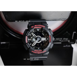 G-SHOCK ของแท้ CMG รุ่น GA-110HR-1ADR สีดำ แดง ประกันศูนย์ Cmg 1 ปี