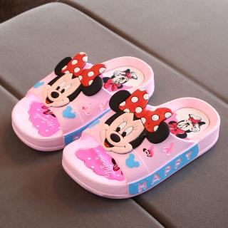 รองเท้าแตะลําลองสําหรับเด็กลายการ์ตูน disney mickey กันลื่น