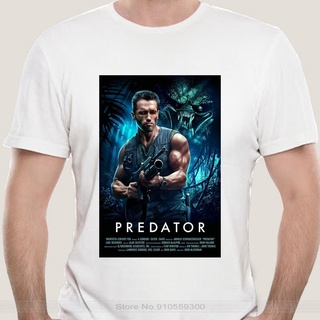 [S-5XL] เสื้อยืด ผ้าฝ้าย พิมพ์ลายโปสเตอร์ ALIEN AVP ARNOLD SCHWARZENEGGER 3D พลัสไซซ์ สําหรับผู้ชาย