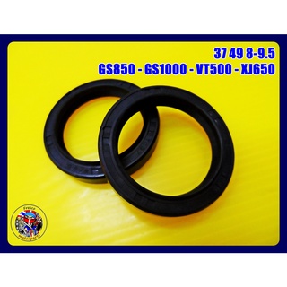 ซีลโช๊คหน้า 37 49 8-9.5 สำหรับ GS850 - GS1000 - VT500 - XJ650 Front Fork Seal Set