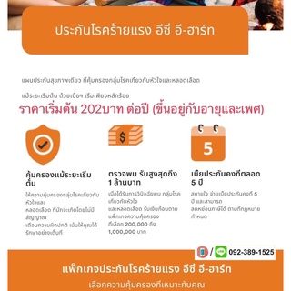 Fwdประกันโรคหัวใจ🫀 และหลอดเลือด❤️‍🔥ราคาเริ่มต้น 202บาท/ปีอายุ20-60ปี