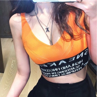 🌸🌸👙ตัวอักษรบางถักเสื้อชั้นในสตรีเสื้อหญิงสนับสนุน