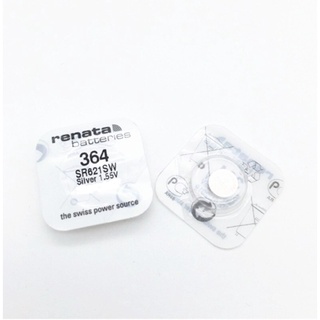 ถ่านกระดุม Renata 364, SR621SW 1.55V 1 ก้อน ของแท้ สามารถออกใบกำกับภาษีได้