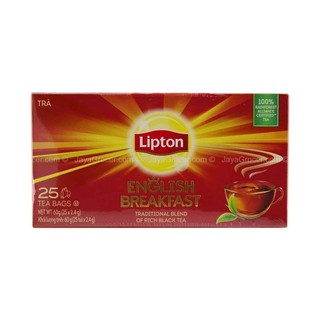 Lipton English Breakfast tea 60g. 25 tea bags