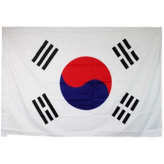 ธงชาติเกาหลี (ผืนธงเกาหลี) Korean National Flag Decoration 태극기 ธงชาติประเทศเกาหลี สำหรับประดับตกแต่งในงาน ตกแต่งสถานที่