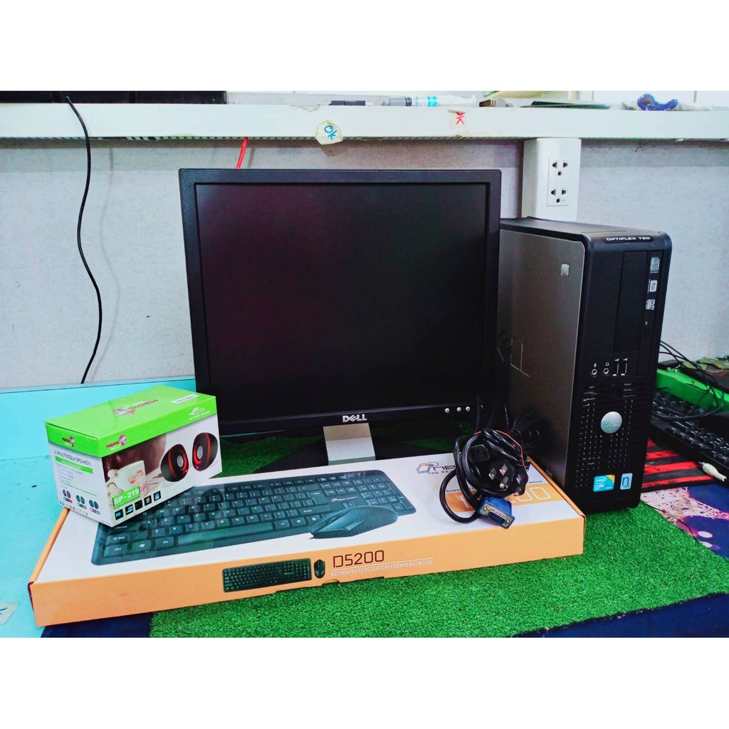 คอมชุดทำงานราคาถูกDell OptiPlex  intel  CPU E-6***