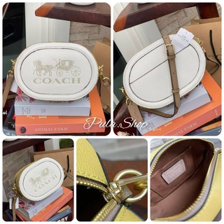 กระเป๋าสะพายทรงรี COACH CAMERA BAG IN COLORBLOCK WITH HORSE AND CARRIAGE (COACH C4164)