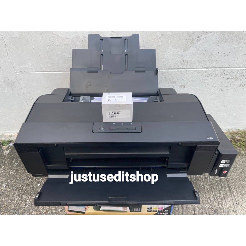 ((Preorder รอหัวพิมพ์ใหม่ 3-5 วัน)) Printer Epson stylus L1800 inkjet 6 สี มือสอง สภาพดี‼️ หัวพิมพ์ใ