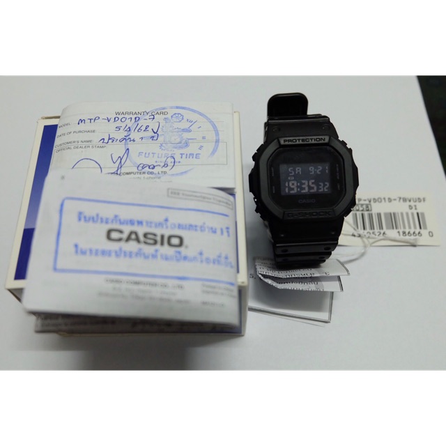 Casio G-SHOCK DW5600BB ยักษ์เล็กสุดฮิต!! ของแท้ มือ 2
