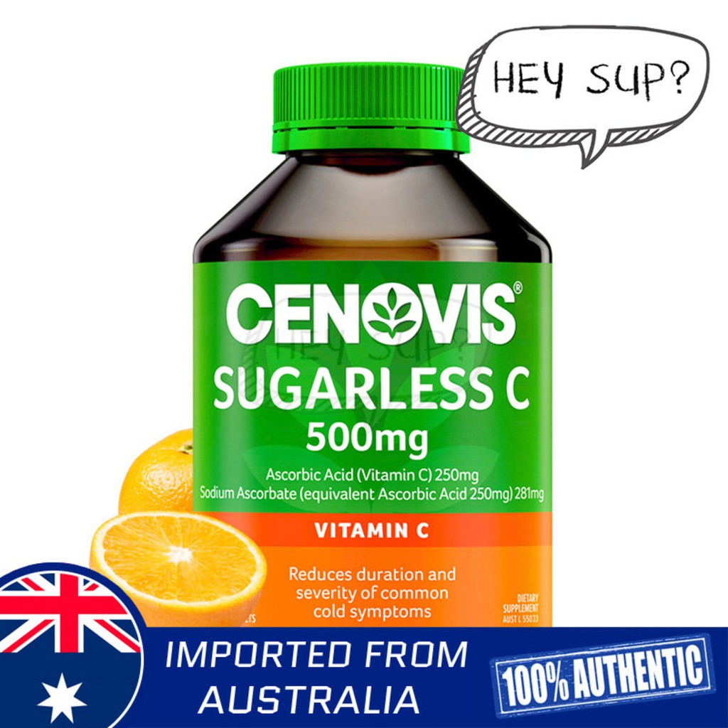 Cenovis Vitamin C 500mg Sugarless 300 Chewable Tablets Shopee Thailand