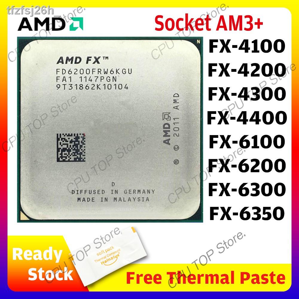 Amd Bulldozer Fx 6100 60 6300 6350 Fx 4100 Fx40 Fx 4300 4400 Socket Am3 Cpu Processor Shopee Thailand