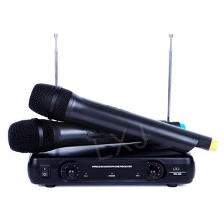 ﻿ไมโครโฟนไร้สาย ไมค์ลอยคู่ WIRELESS MICROPHONE