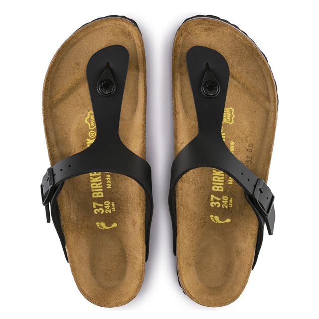 NWT Birkenstock Gizeh Black eur 37,38