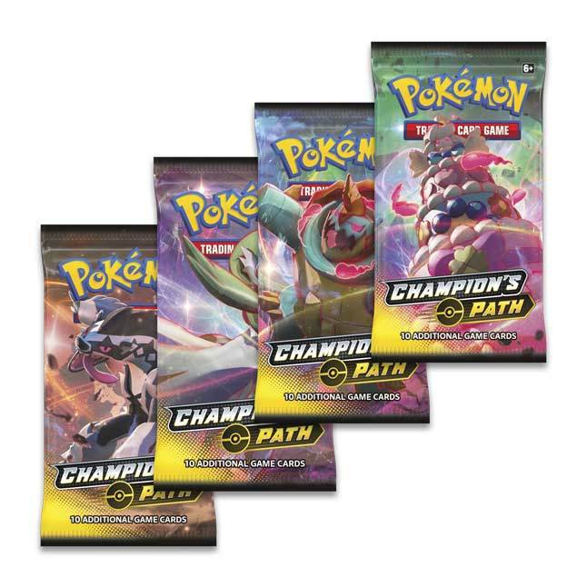 [ของแท้] Pokemon TCG Champion's Path Booster Pack (1 ซอง จาก Elite Trainer Box) การ์ดโปเกม่อน Pokemon Trading Card Game