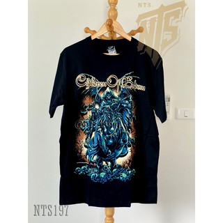 เสื้อยืดคอกลมNTS 197 Children Of Bodom เสิ้อยืดดำ เสื้อยืดชาวร็อค เสื้อวง New Type System NTS Rock brand Sz. S M L XL XX