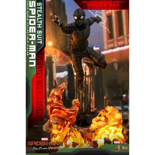 ฟิกเกอร์ ของสะสม Hot Toys MMS541 Spider-Man: Far From Home - Spider-Man (Stealth Suit) (Deluxe Version)