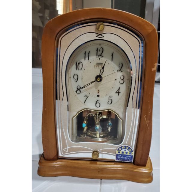 SEIKO EMBLEM CLOCK นาฬิกามือ2 ระบบตั้งเวลาอัตโนมัติจากประเทศญี่ปุ่น สวยอย่างมีราคา