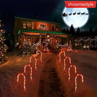 SMS Solar Power Garden Light Christmas Snowflake Decorative Light Outdoor LED Waterproof Garden Ground Plug Light Home Decor F2M5