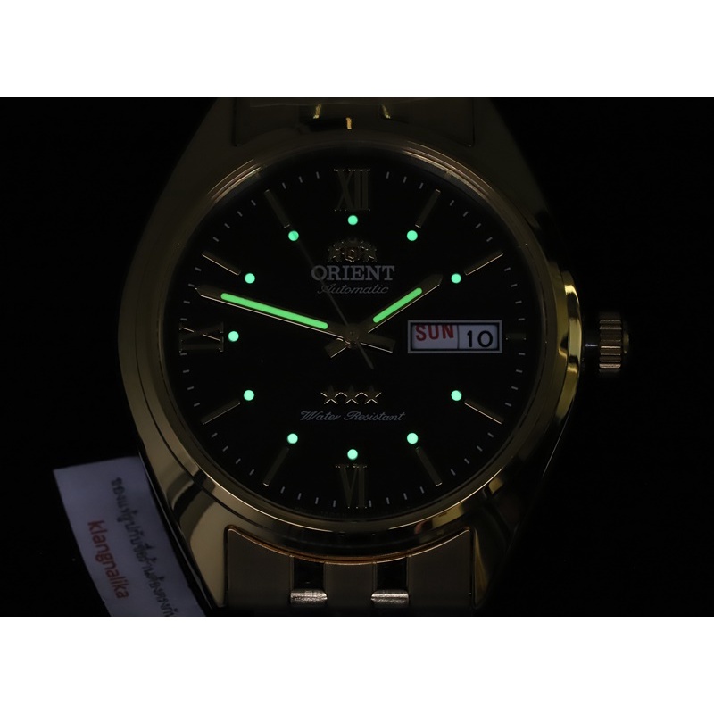 (แถมกล่องแบบพกพา) นาฬิกา Orient Three Star Automatic รุ่น AB0E11B  (ใหม่แท้ประกันศูนย์ไทย)