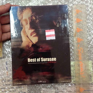 cd สุรสีห์ อิทธิกุล : Best of Surasee ปราสาททราย ไกล audio cd gmm แผ่นซีล แต่ปกเริ่มเก่าออกเหลืองหน่อยๆ