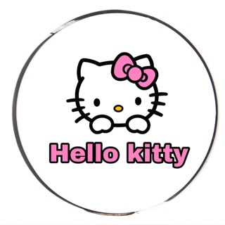 สติ๊กเกอร์ติดฝาถังน้ำมันคิตตี้ HELLO KITTY สติ๊กเกอร์ติดถังน้ำมัน สติ๊กเกอร์กันน้ำ