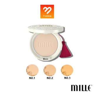 ลดล้างสต๊อก!! Boombeautyonline | Mille Super Whitening Gold Rose Pact SPF48 PA++ แป้งผสมรองพื้นสูตรไวท์เทนนิ่ง 11g