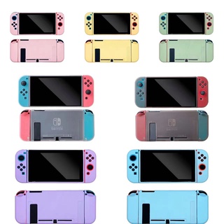 น่ารัก ใส TPU ซิลิโคน Nintendo switch เคสสีทึบ นิ่ม กล่องเก็บของ กันกระแทก แยก NS อุปกรณ์เสริม เคสสวิตช์