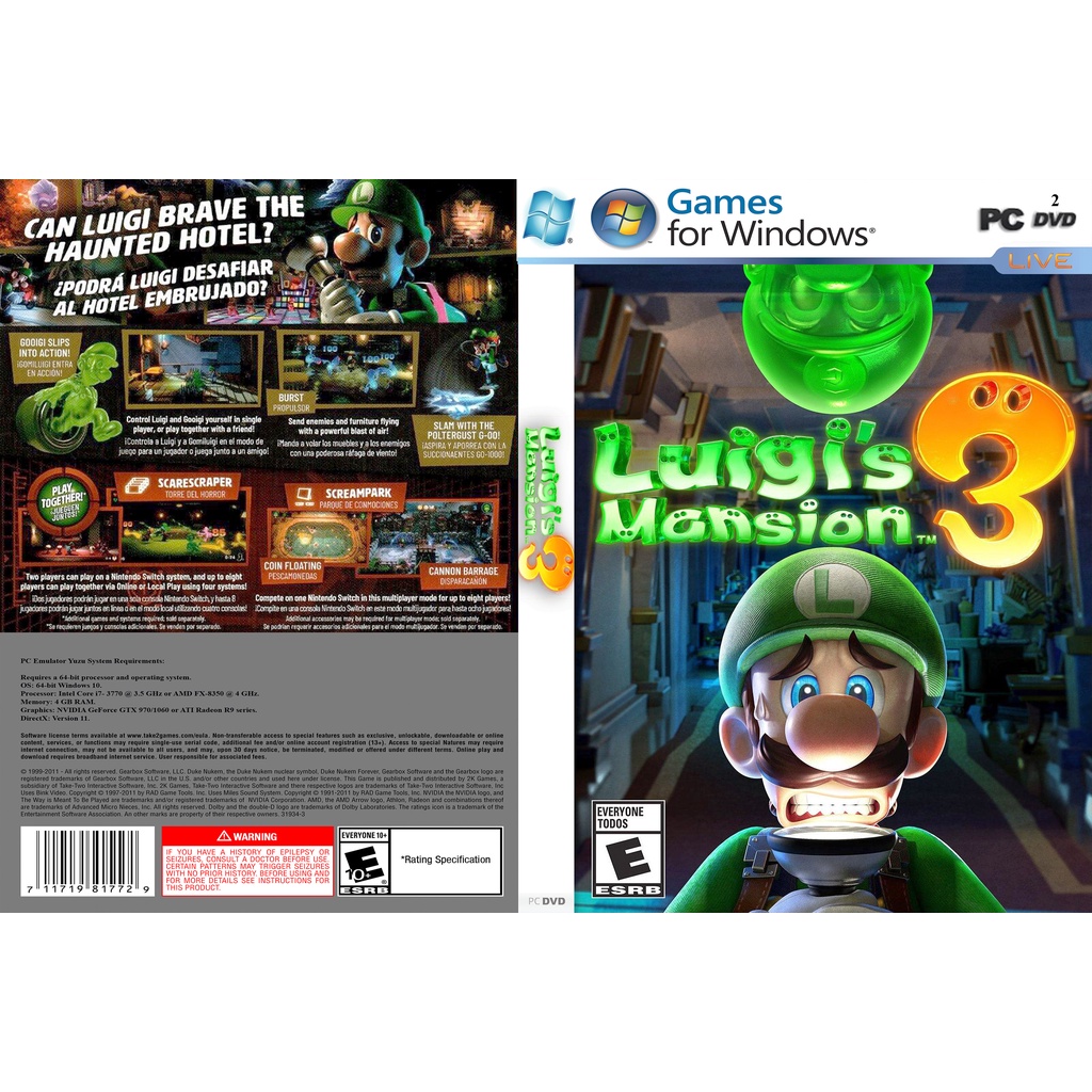 Luigis Mansion 3 – v1.4.0 + 2 DLCs + โมดูลที่จําเป็น + Emulators สําหรับพีซีเกม [ออฟไลน์ INSTALLATIO