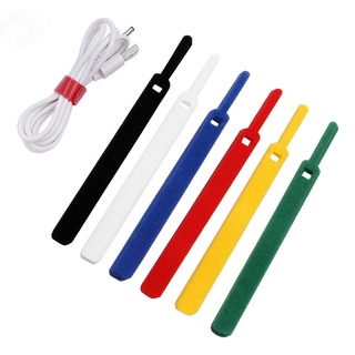 ตะขอห่วงสําหรับจัดเก็บสายหูฟังสายเคเบิ้ล Aux Usb 10 ชิ้น