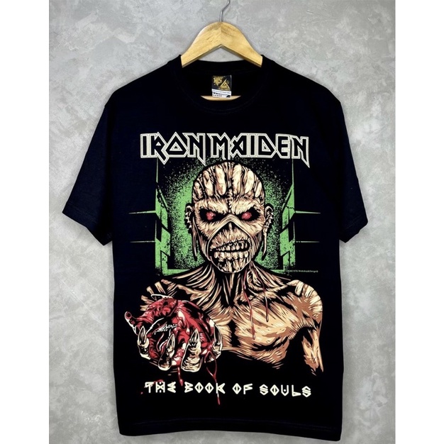 เสื้อวง วินเทจ แขนสั้น มือหนึ่ง แท้ IRON MAIDEN👹👺