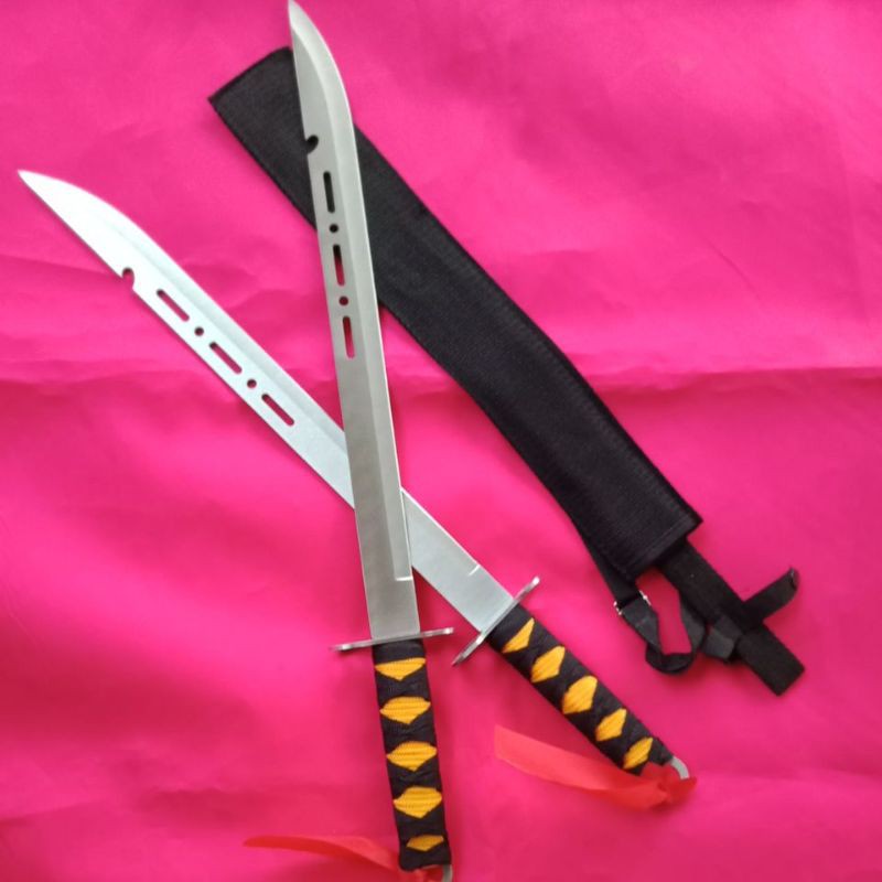 ชามูไรสั้น ปลายแหลม ขนาด15.5"นิ้ว