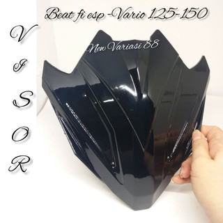 Visor BEAT FI eps 2017-2018 VARIO 125-150(2017-2019) ใหม่ กระจกกันลม ทรานสฟอร์มเมอร์ รุ่น และคาร์บอน แบบเต็ม