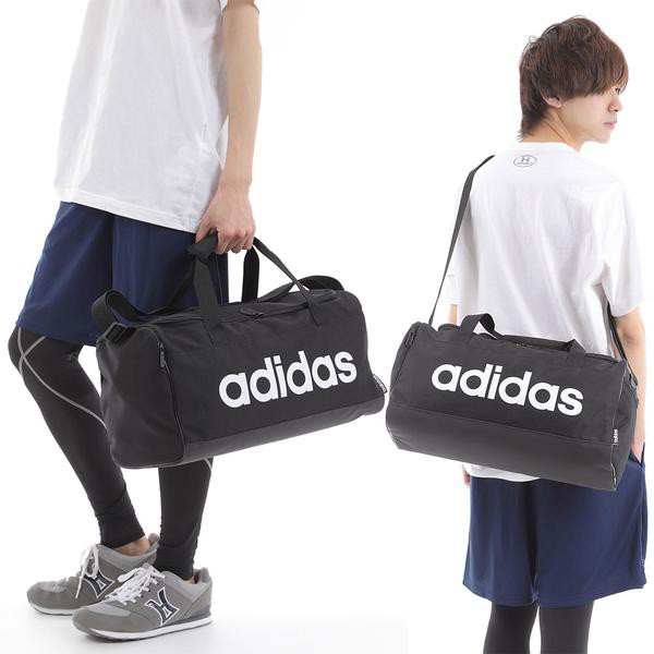 ♥ลิขสิทธิ์แท้♥ (ราคาป้าย 900) adidas กระเป๋าดัฟเฟิล Essentials Logo มี 2 สี ดำ, น้ำเงิน รุ่น GN2034