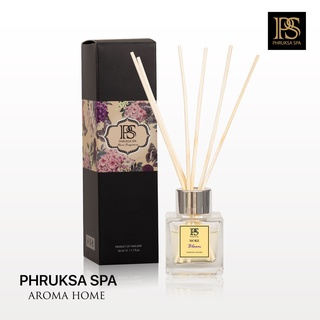 PHRUKSA SPA ก้านไม้หอมปรับอากาศ กลิ่นดอกโมก 50 มล.(Reed Diffuser 50 ml Moke)|น้ำหอมบ้าน