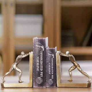 Retro creative bookends ฉากกั้นหนังสือ ที่กั้นหนังสือ ( 1คู่ ) ///พร้อมส่ง///