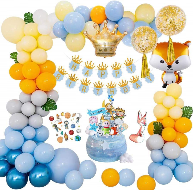 Ready Stock Little Prince Theme Birthday Party Balloon Decoration