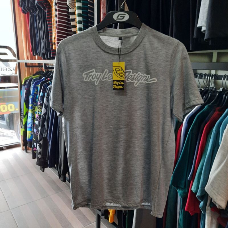 เสื้อยืดซิ่ง tld สีเทา