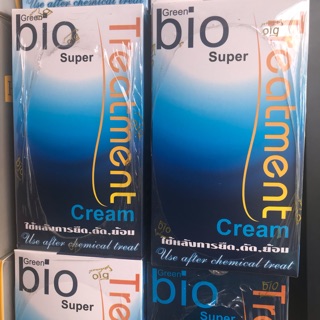 กรีนไบโอหมักผมแบบซองสีน้ำเงิน Green Bio Super Treatment