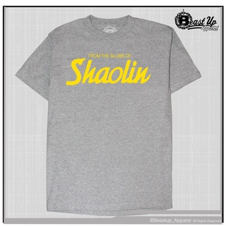 [S-5XL]เสื้อยืด พิมพ์ลาย Wu Tang Clan From The Slums Of Shaolin แฟชั่นคลาสสิก สไตล์ฮิปฮอป