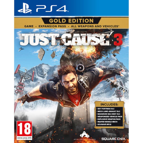 PS4 Just Cause 3 ( Zone2 )(Eng) แผ่นเกมส์ ของแท้ มือ1 ของใหม่ ในซีล