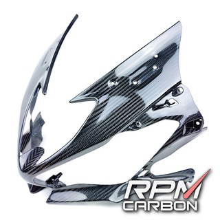 Kawasaki ZX-6R 2019+ แฟริ่งไฟหน้า คาร์บอน Carbon Fiber Front Fairing