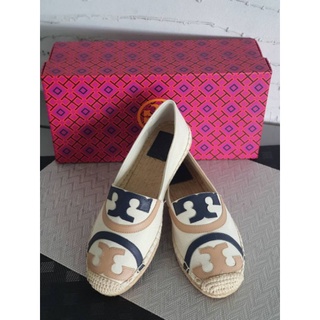 รองเท้า Tory Burch Womens Poppy Espadrille Flats US6,US8.5