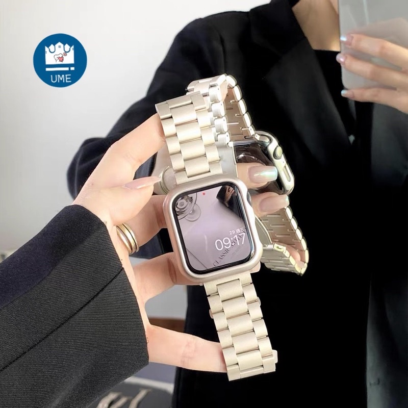 สาย smart watch ultra 10 9 8 7 Se 6 5 4 3 สายยาง สายนาฬิกา งานเลส ปรับความยาวได้ พร้อมส่ง ทุกขนาด สายนาฬิกา smart watch