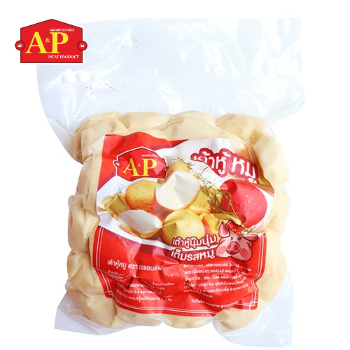 เต้าหู้หมูกลมตราA&P ขนาด500กรัม ลูกชิ้นเต้าหู้หมู เต้าหู้นุ่มหอมกลิ่นหมู / แพ็คเจลเย็นทุกออดอร์ 🧊