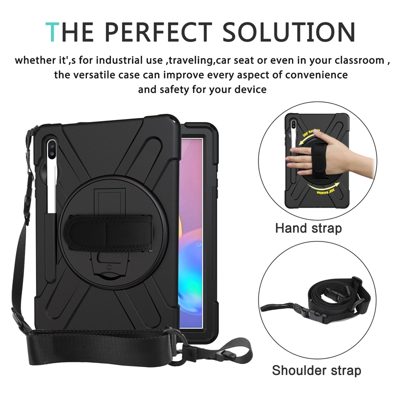 For ซัมซุง Samsung Galaxy Tab S6 เคสกันกระแทก cover SM-T860 SM-T865 10.5" ยืน เคส หุ้ม ฝาครอบป้องกัน
