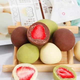 ช็อคโกแลตสอดไส้เนื้อสตอเบอรี่ Chocolate Truffle ช็อคสตอเบอรี่