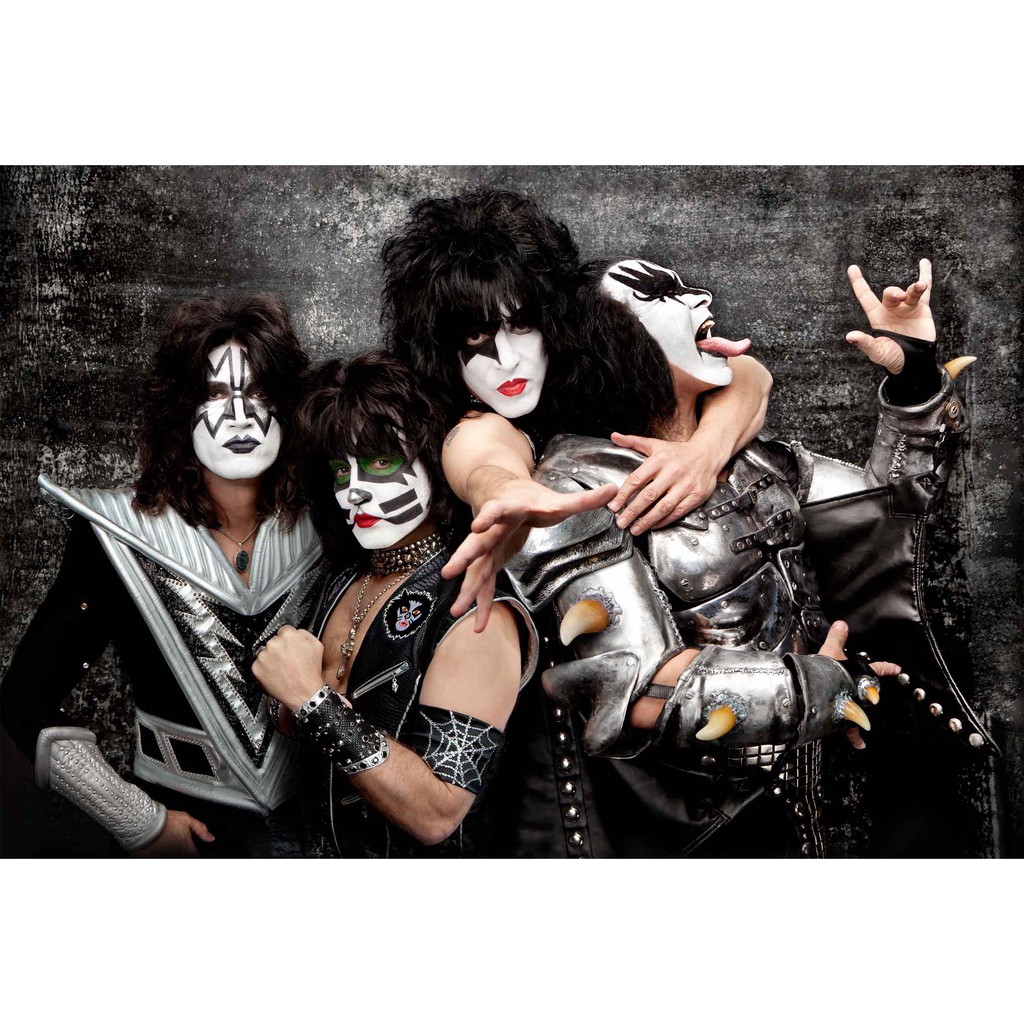 โปสเตอร์ วงKiss Band วงคิส Rock Poster รูปภาพติดห้อง ตกแต่งผนัง โปสเตอร์วงดนตรี โปสเตอร์ติดผนัง โปสเ