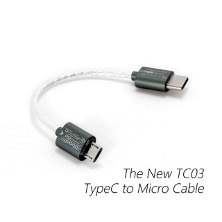 DD The New TC03 สายแปลง TypeC เป็น Micro (OTG) สายดาต้าระดับออดิโอไพล์ ประกันศูนย์ไทย 6 เดือน ตามเงื่อนไขการรับประกัน