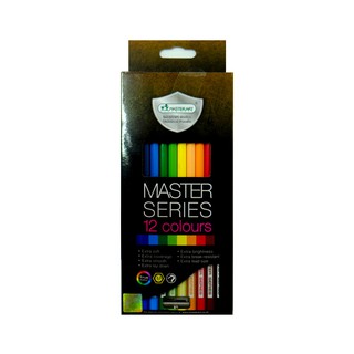 สีไม้ยาว 12 สี ตรา Master Art รุ่น Master Series Coloured Pencils