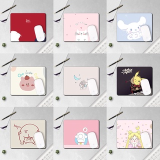DIY แผ่นรองเมาส์ แผ่นรองเมาส์น่ารัก คุณภาพสูง อุปกรณ์เสริมคอมพิวเตอร์ แผ่นรองแล็ปท็อป แผ่นรองเมาส์ทรงสี่เหลี่ยม
